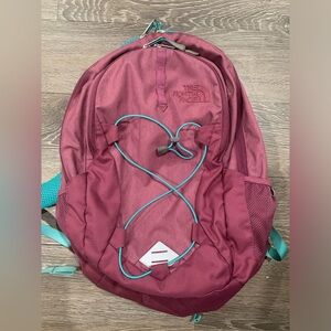 North Face Pink Jester Backpack GUC